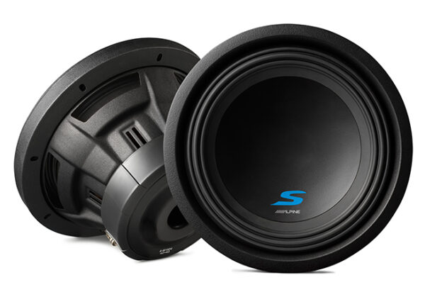 Alpine 10-inch S-Series Subwoofer with Dual 4-Ohm Voice Coils
